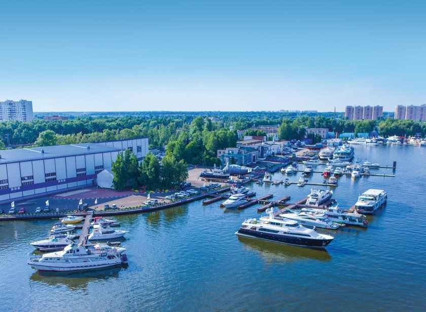 Московский яхтенный порт Долгопрудный