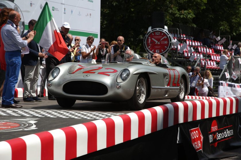 1000 Miglia на Mercedes