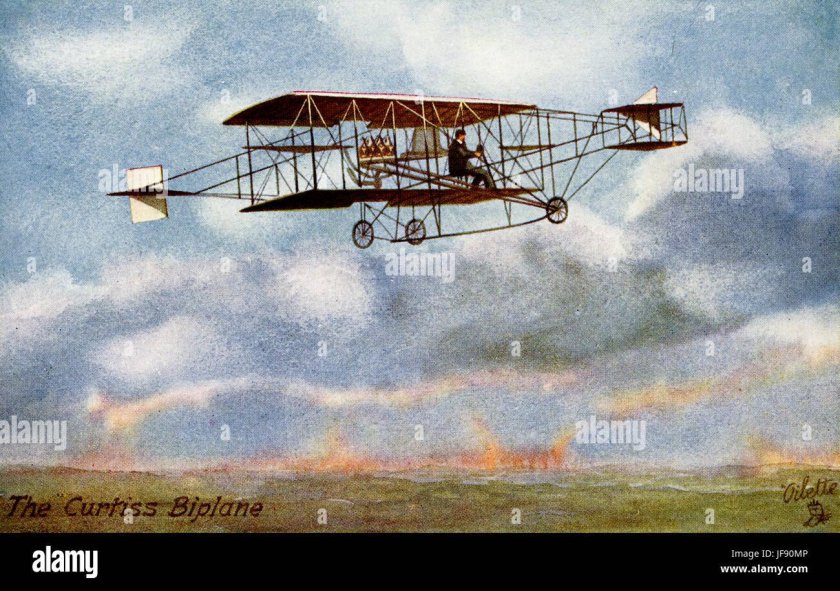Биплан Curtiss Pusher