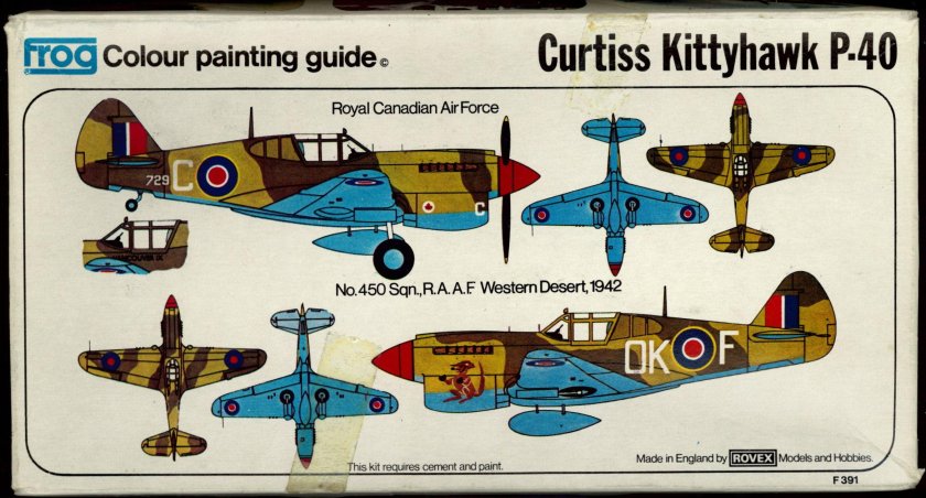 Curtiss p-40e Kittyhawk