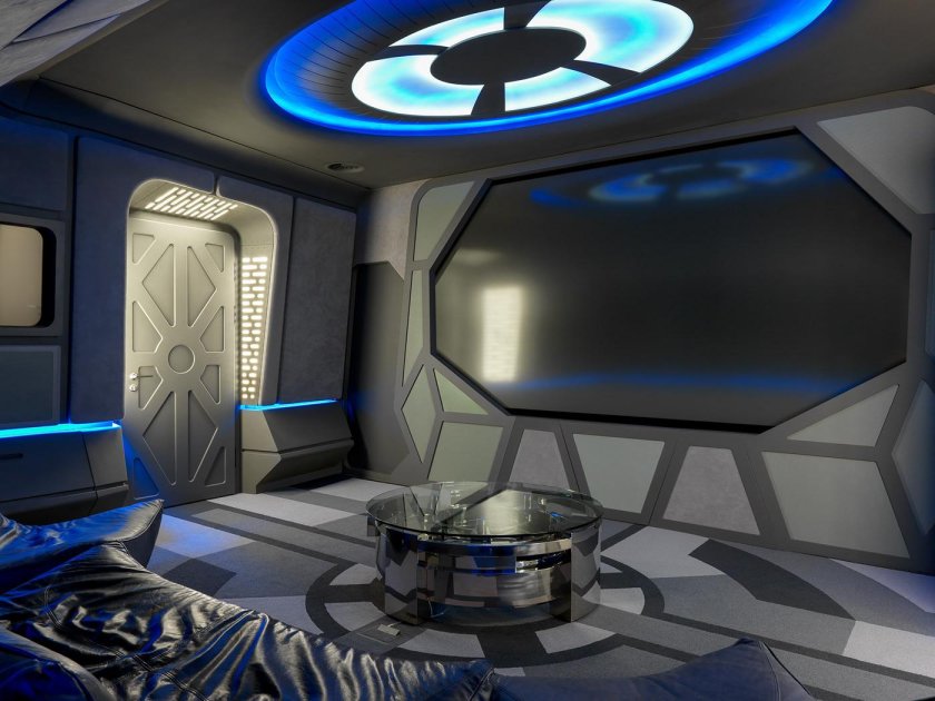 Интерьер космического корабля концепт Ностромо