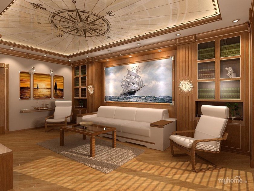 Мегаяхта Sovereign интерьер