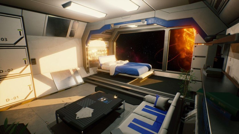 Космический корабль интерьер Стартрек