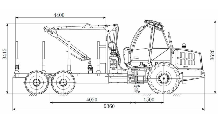 Форвардер Амкодор 2631