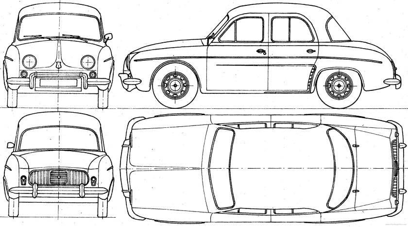 ЗАЗ 965 Blueprint