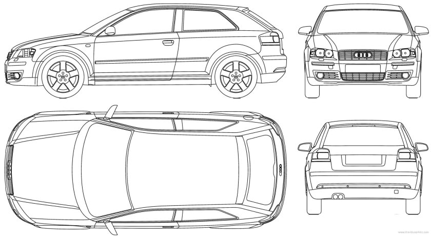Audi a3 Blueprint