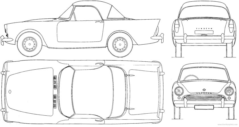 Volkswagen Beetle 1963 Blueprints