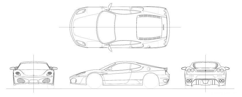 Nissan Silvia s15 Blueprint