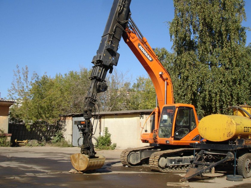 Хитачи 330 экскаватор с грейфером