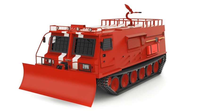 Гусеничная пожарная машина "Импульс-2м