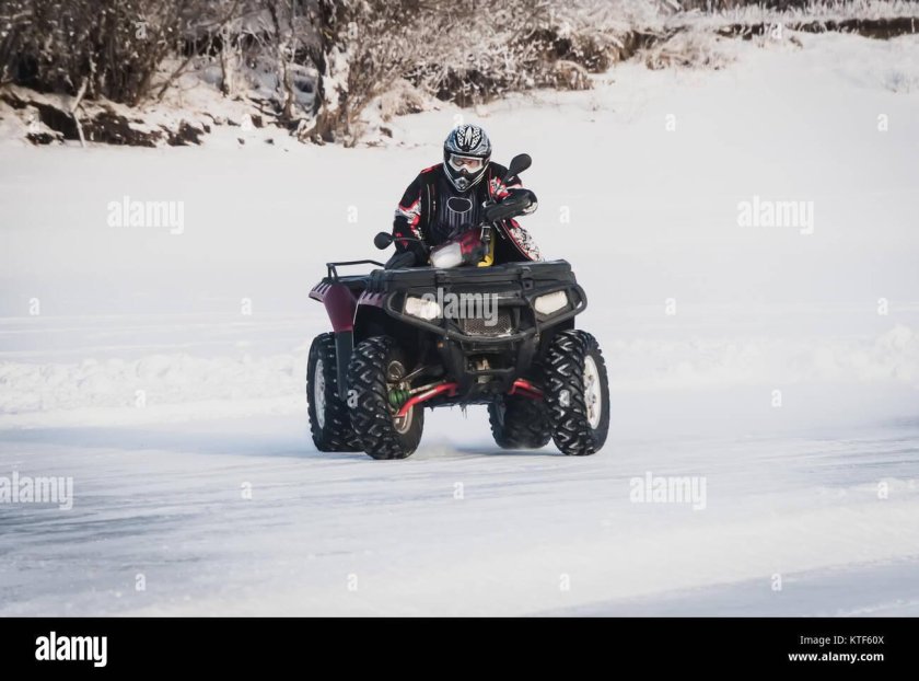 Квадрик зимой