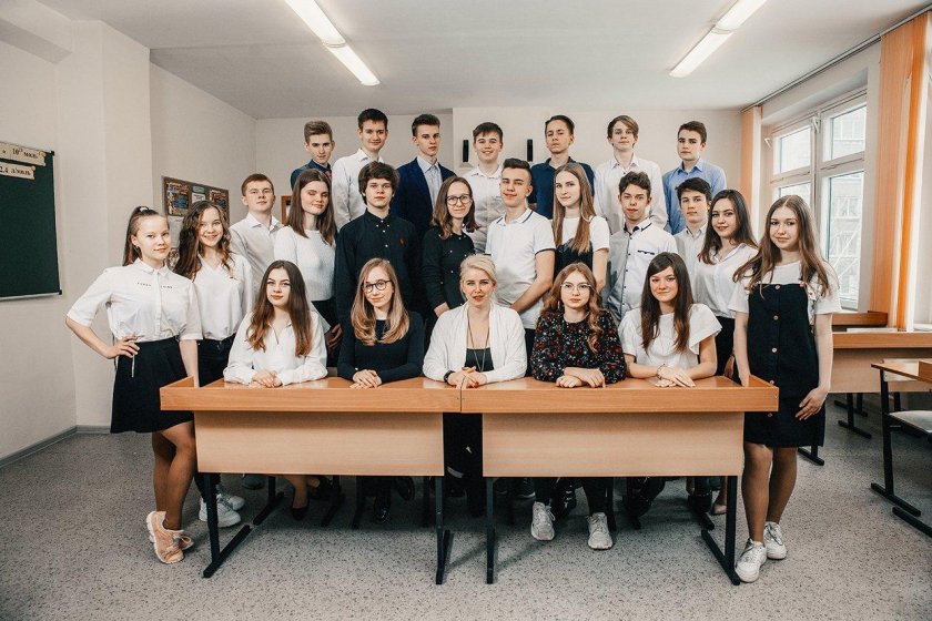 Фотосессия выпускников школы