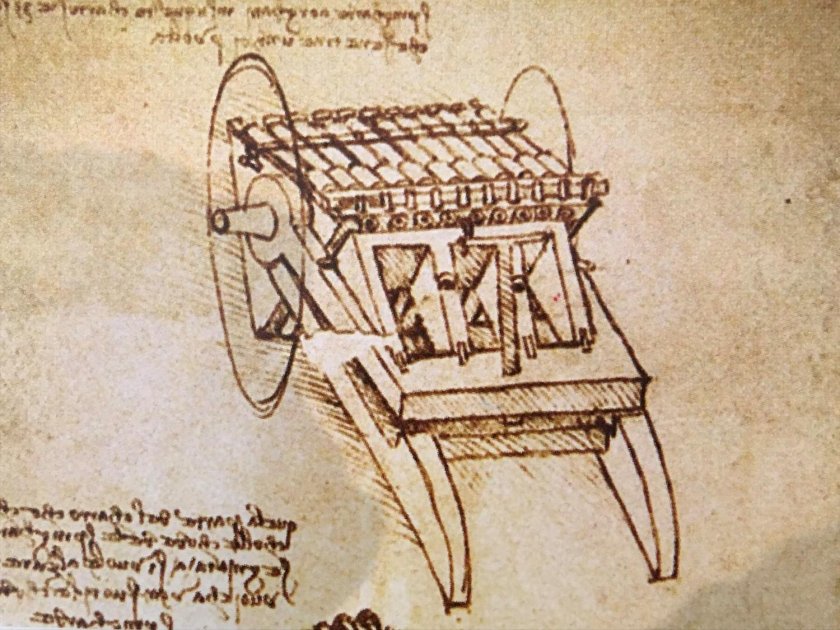 Самоходная тележка Леонардо да Винчи