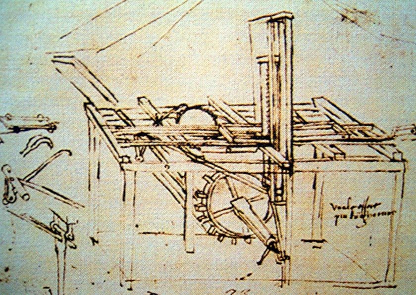 Ткацкий станок Леонардо да Винчи