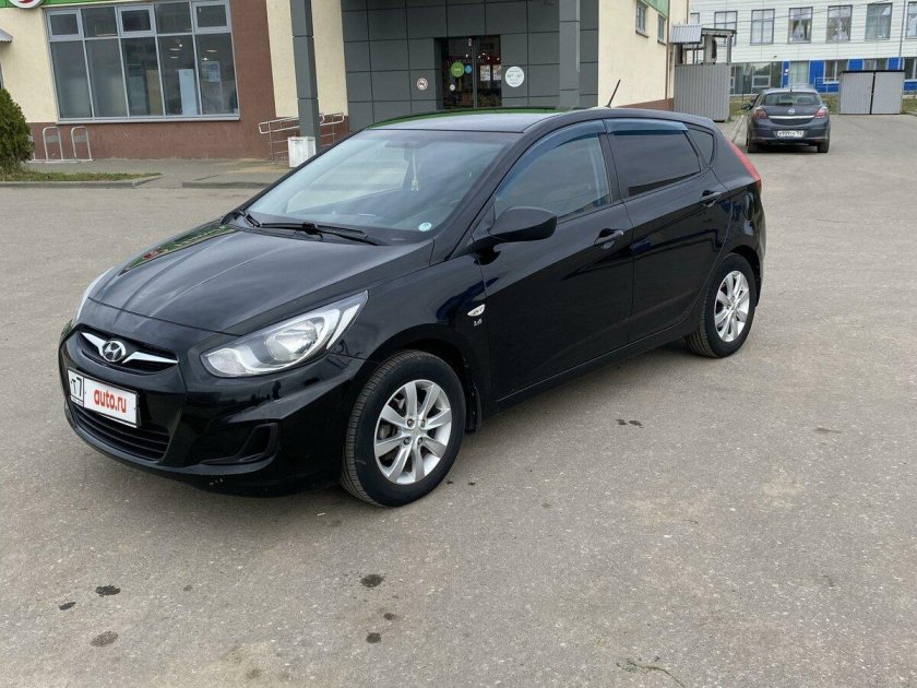 Хендай хэтчбек черный