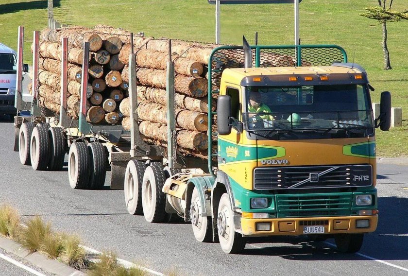 Volvo fh12 лесовоз
