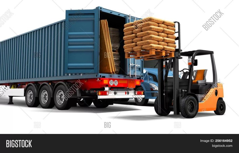 Разгрузка фуры