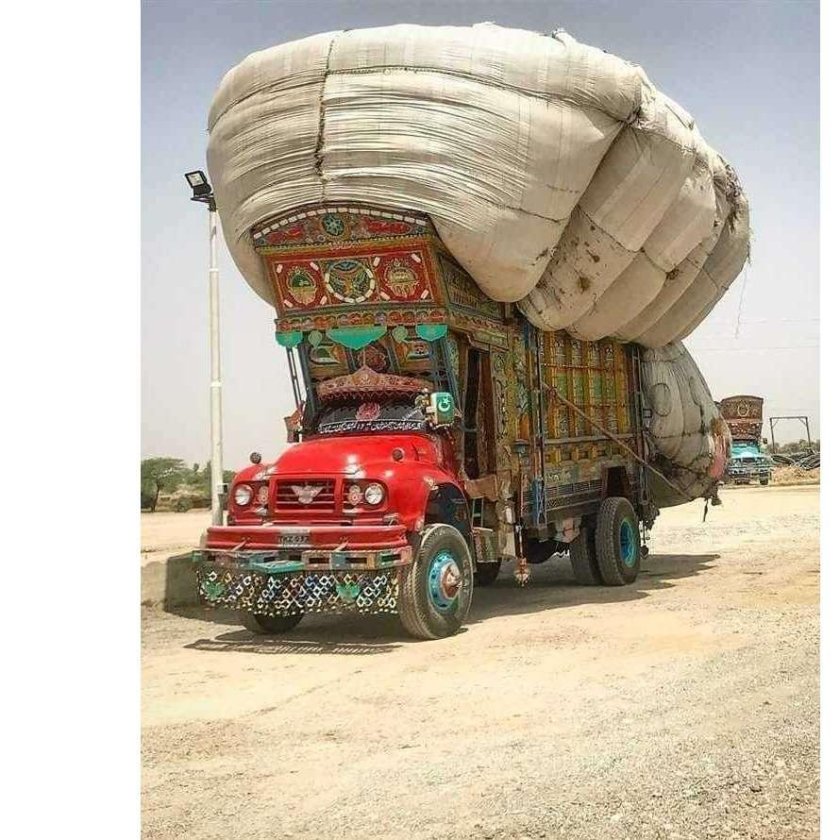 Грузовики Индии перегруз