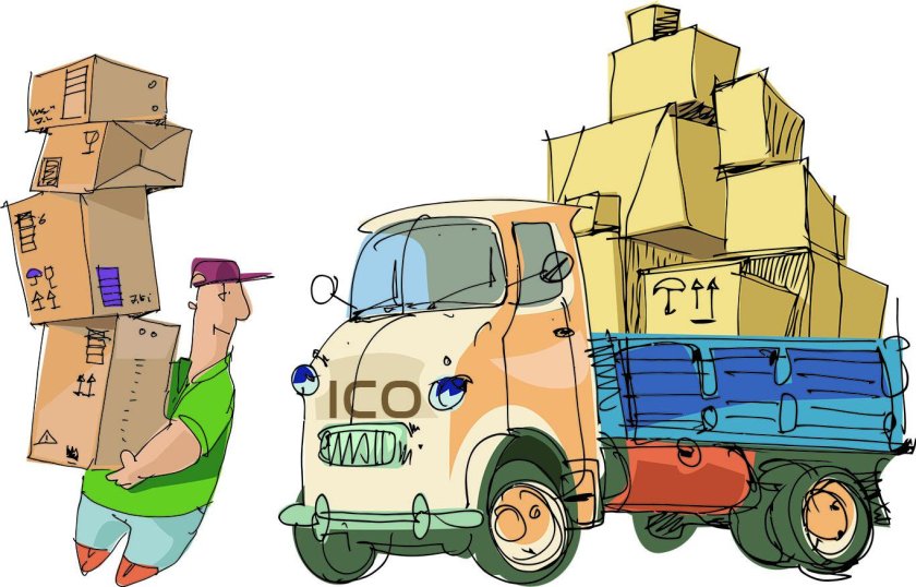 Мультяшный грузовик