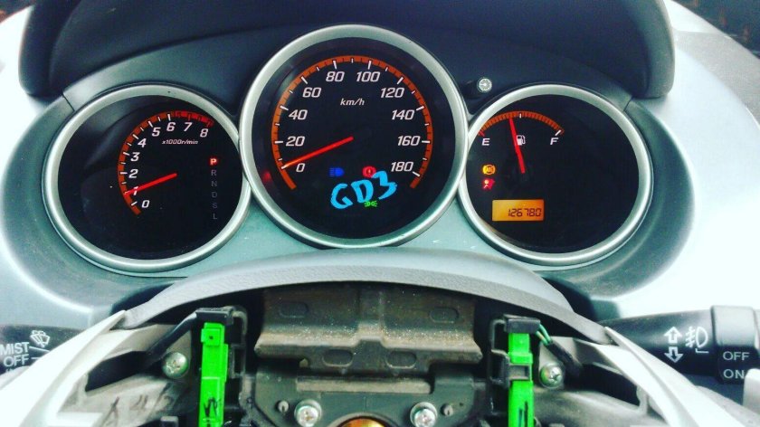 Оптитрон на Honda Fit