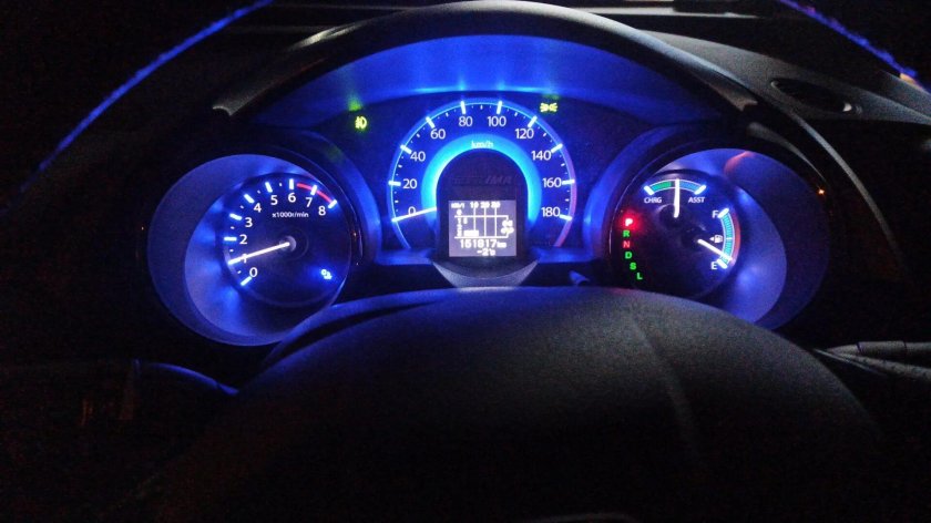 Honda Fit панель приборов