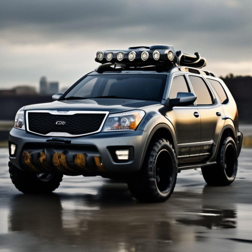 Тюнингованный Kia Mohave