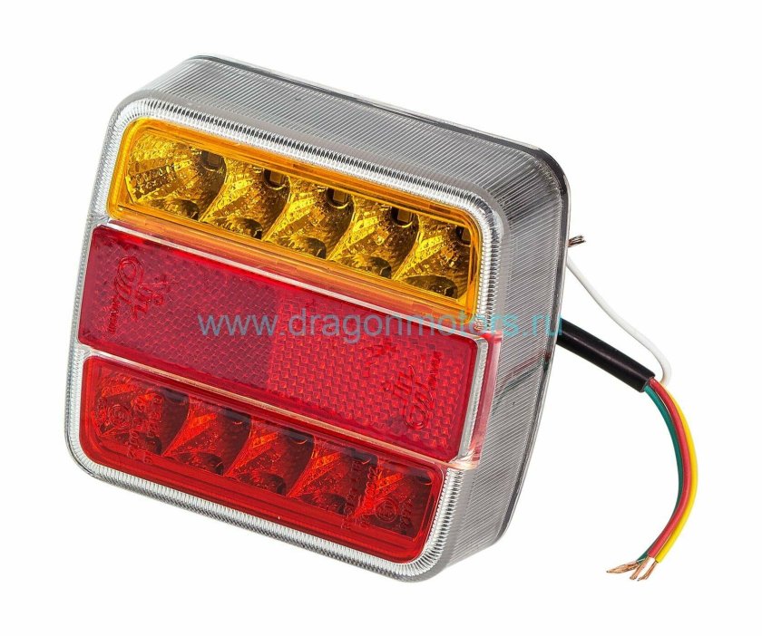 Фонарь габаритный (прицепы) МЗСА (кр/желт)