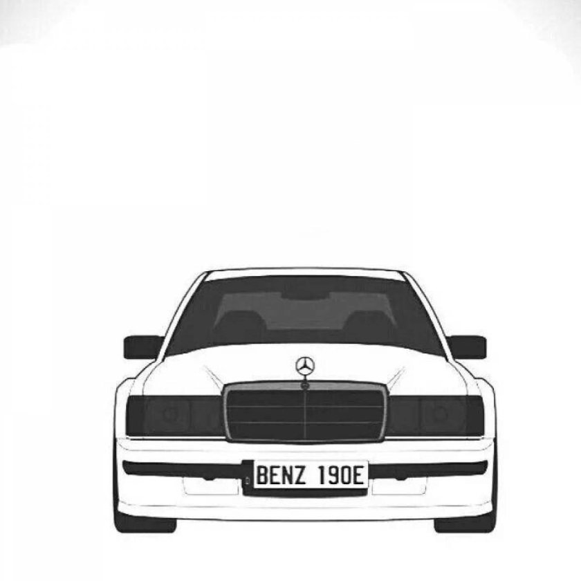 Mercedes w124 vector