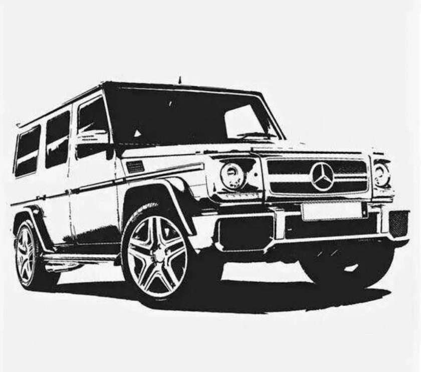 Mercedes Benz g63 AMG vector
