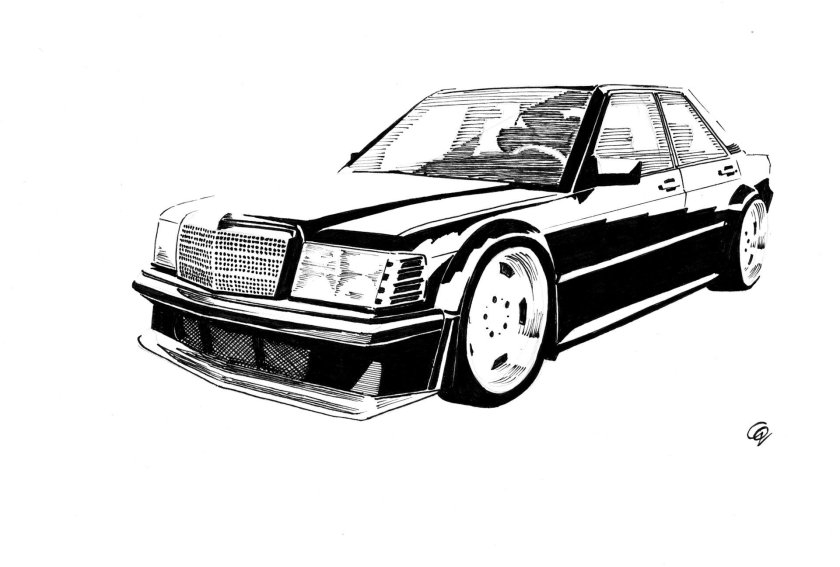 Мерседес w124 вектор
