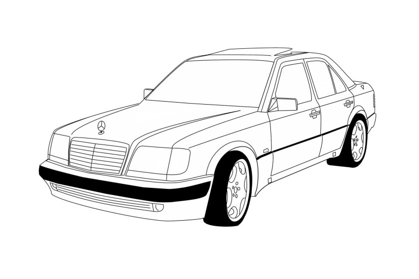 Mercedes Benz w124 e500