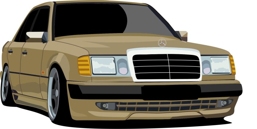 Mercedes w124 кабан
