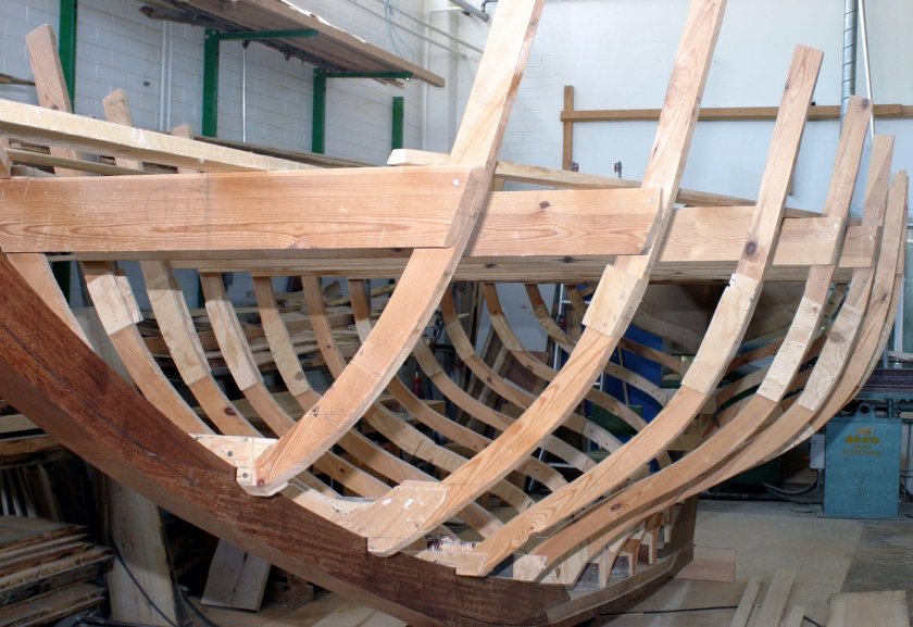 Постройка деревянного корабля