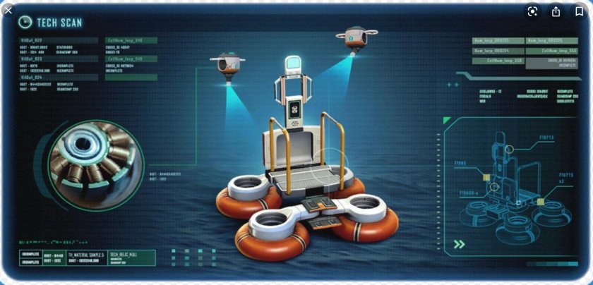 Переносной сборщик транспорта Subnautica