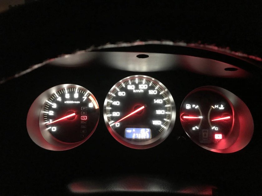 Honda Torneo Пересвет приборки