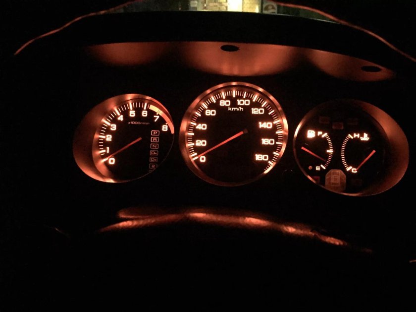 Honda Torneo Пересвет приборки