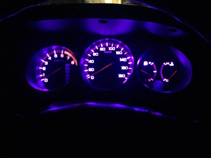 Пересвет приборной панели Хонда Аккорд 6