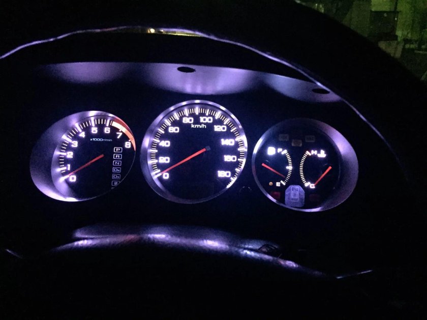 Пересвет приборки Хонда Торнео