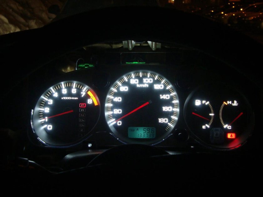 Honda saber, 1998 панель приборов