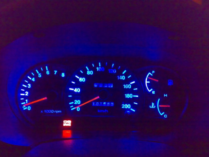 Подсветка приборной панели акцент ТАГАЗ