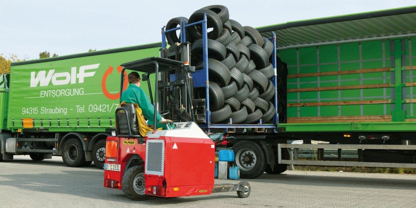 Погрузка шин