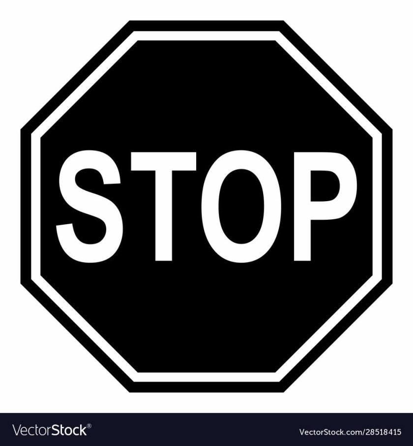 Знак стоп ПДД