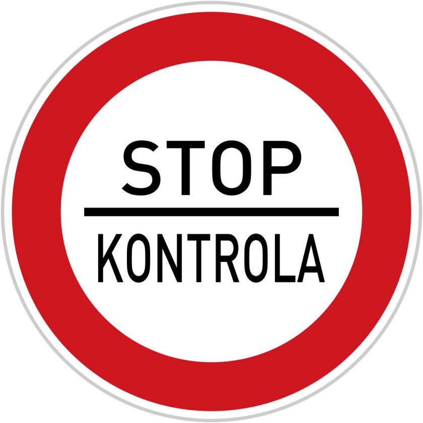 Чешские дорожные знаки