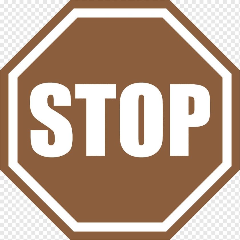 Дорожный знак стоп