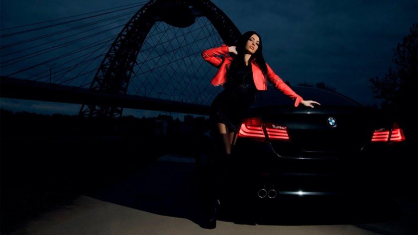 Фотосессия с машиной