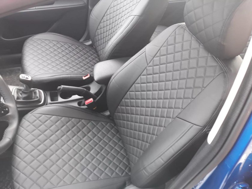 Чехлы Киа Рио 3 ромб