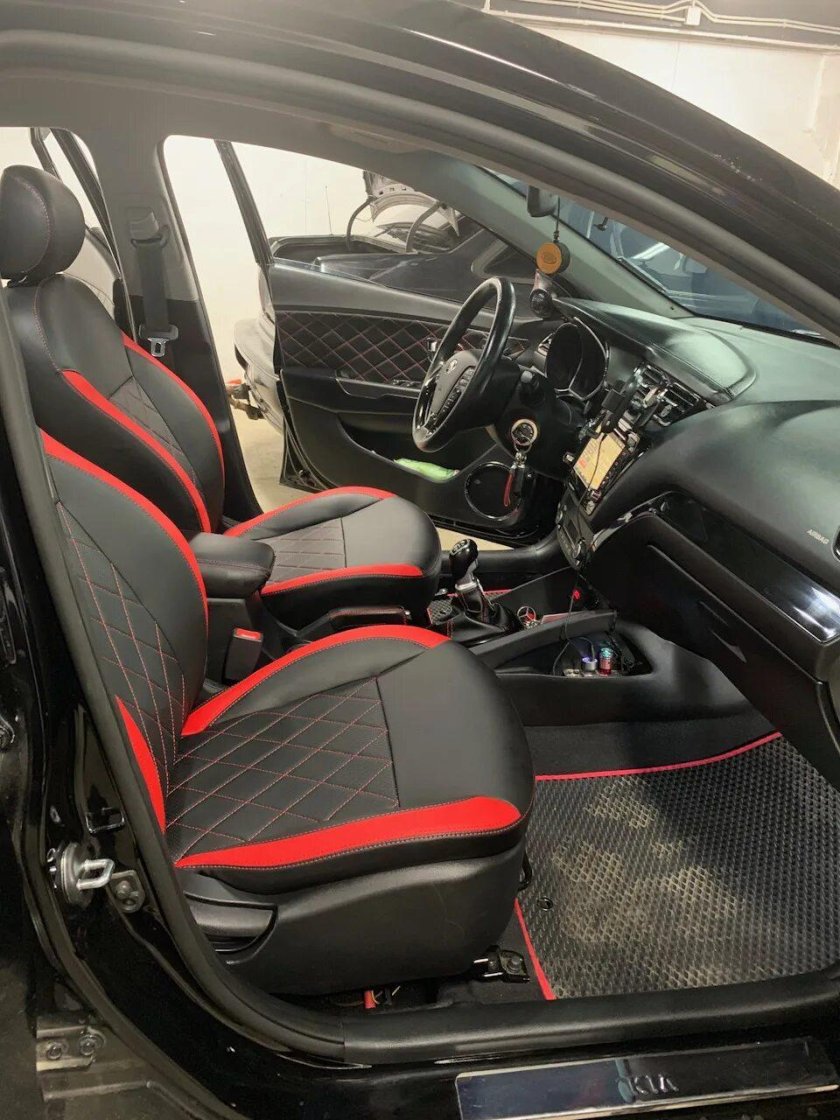 Каркасные чехлы Киа Рио 3