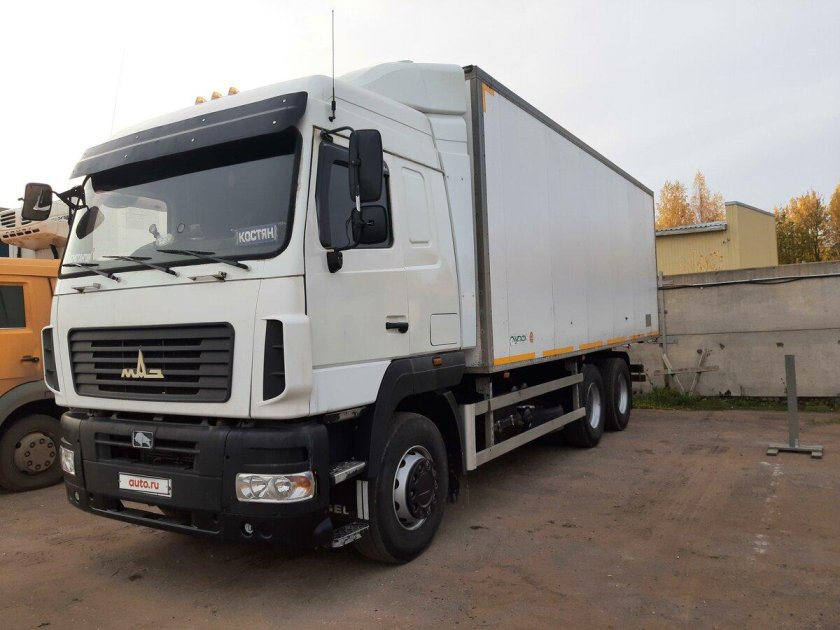 Изотермический фургон МАЗ 6317f9