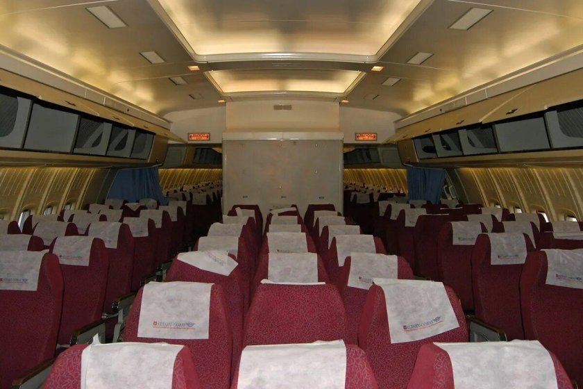 Ил-86 пассажирский самолёт салон