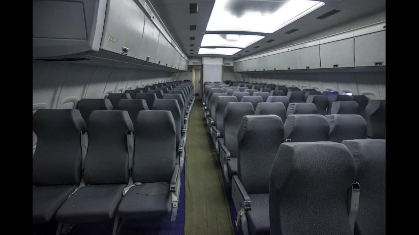 Ил-86 пассажирский салон